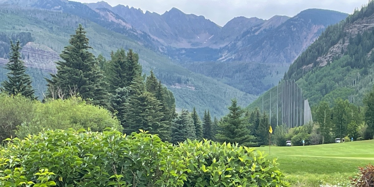 Vail Golf course in the summer