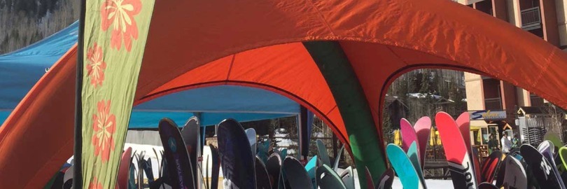 outdoor DIVAS demo day at loveland ski area